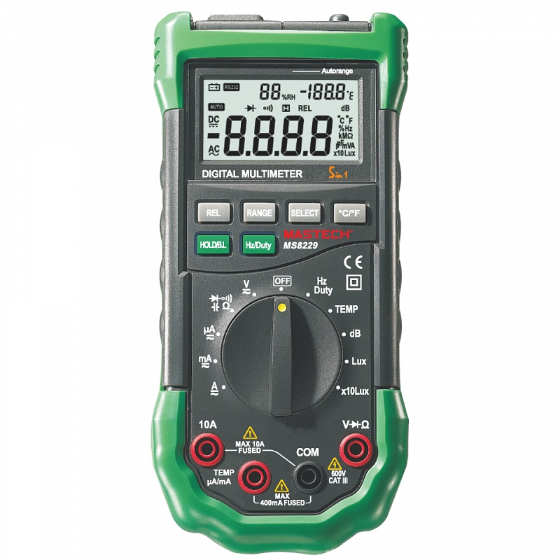 Digital Multimeter With Environment 5 in 1